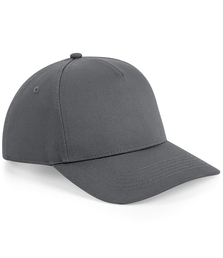Beechfield Urbanwear 5 Panel Snapback Cap — Graphite Grey