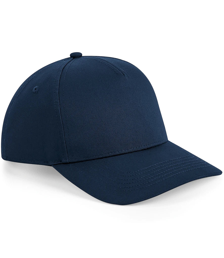 Beechfield Urbanwear 5 Panel Snapback Cap — Navy