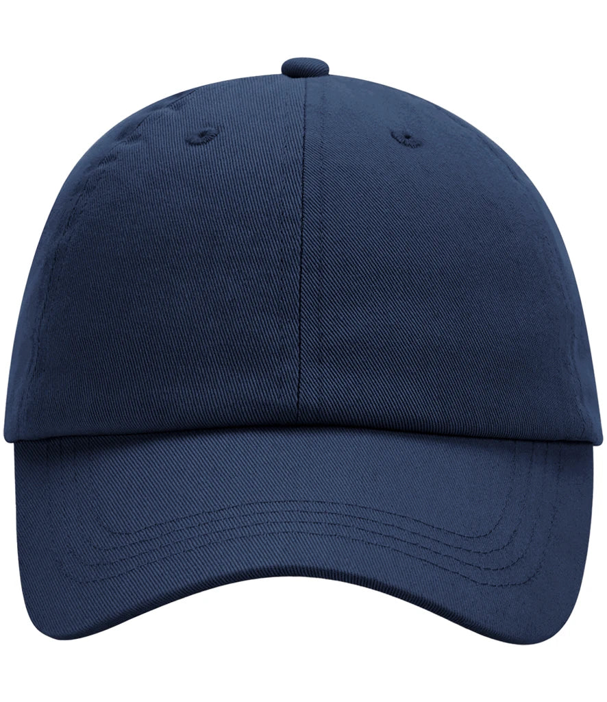 Beechfield Junior Low Profile 6 Panel Dad Cap — Navy