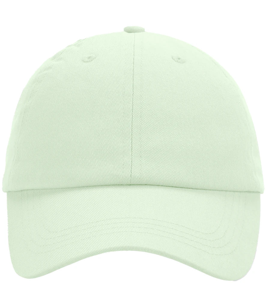 Beechfield Junior Low Profile 6 Panel Dad Cap — Pastel Mint
