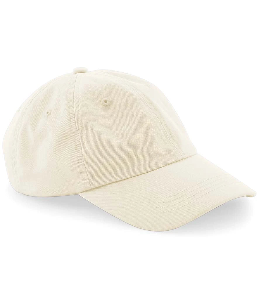 Beechfield Low Profile 6 Panel Dad Cap — Beige
