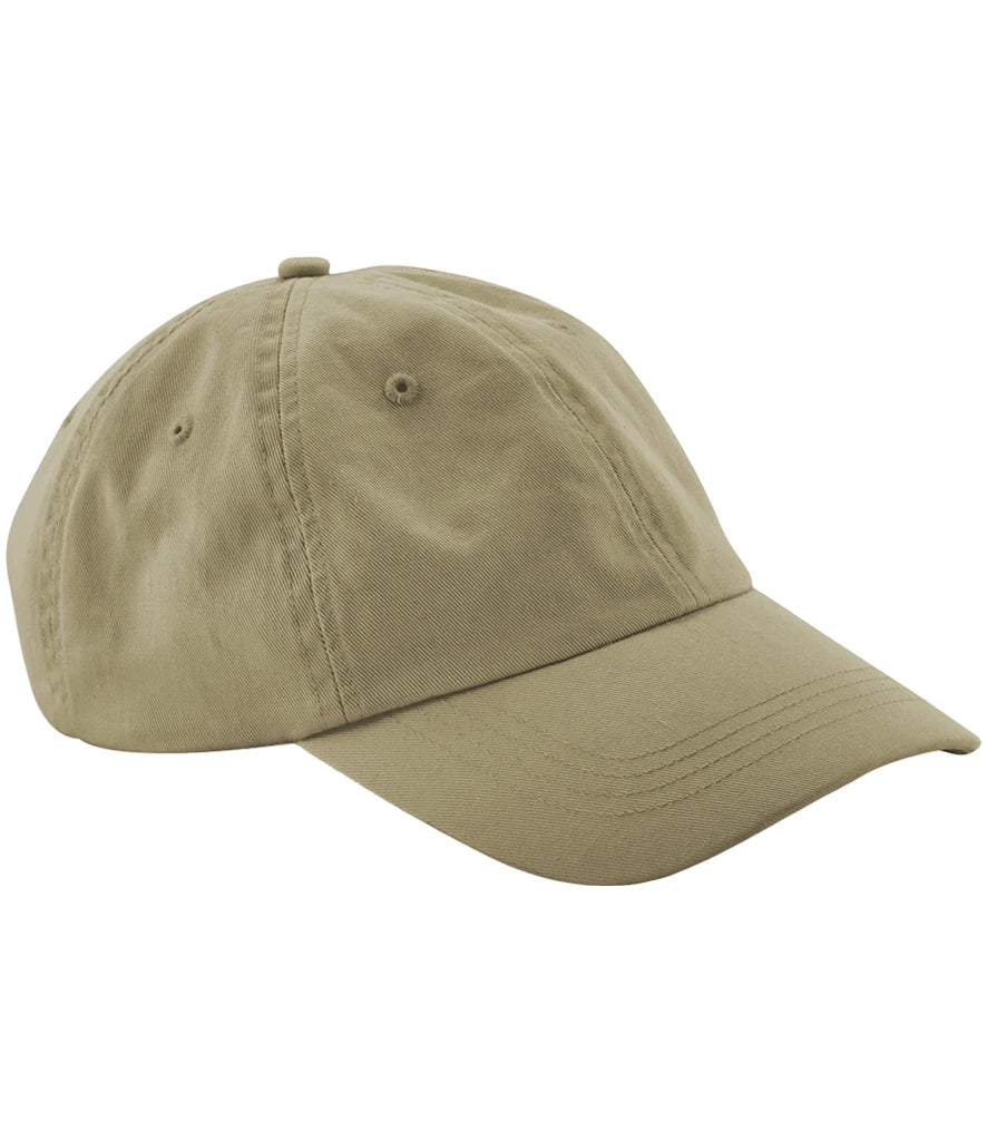 Beechfield Low Profile 6 Panel Dad Cap — Desert Sand