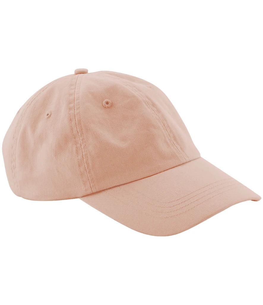 Beechfield Low Profile 6 Panel Dad Cap — Peach