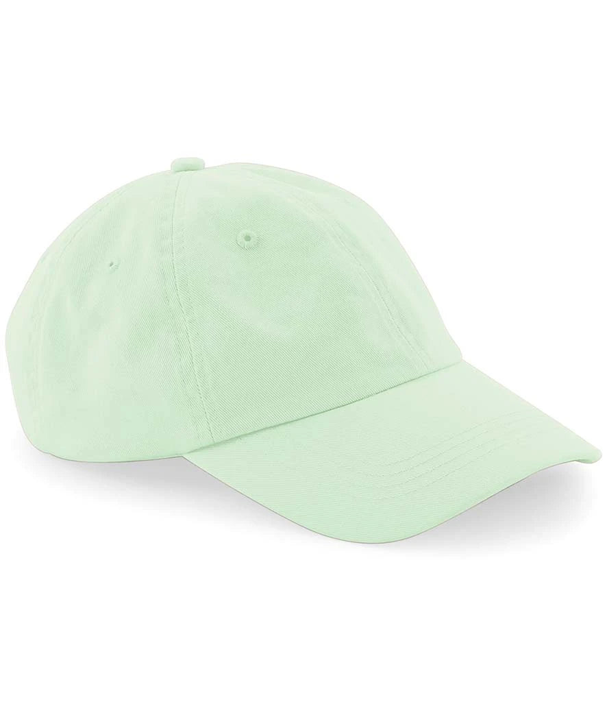Beechfield Low Profile 6 Panel Dad Cap — Pastel Mint