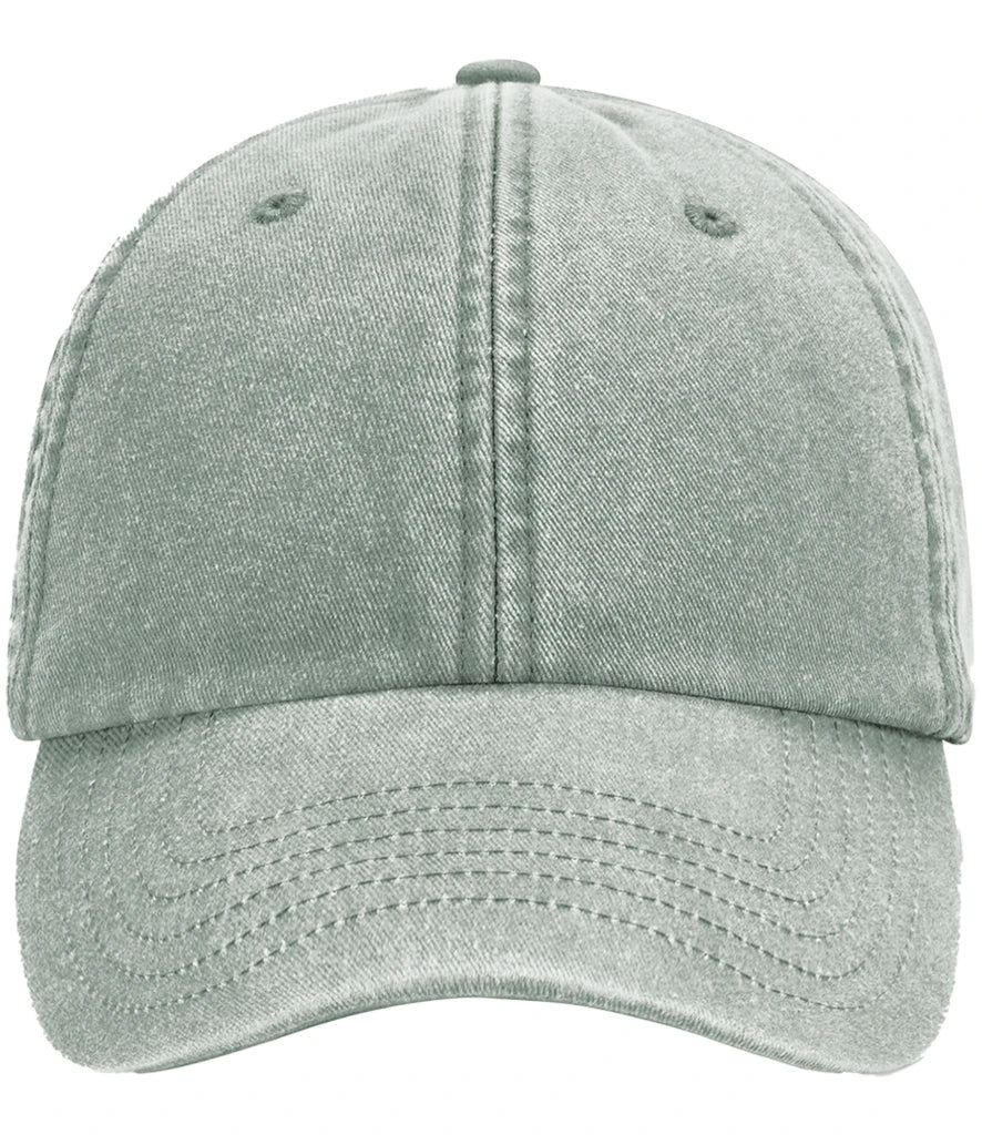 Beechfield Junior Low Profile Vintage Cap — Vintage Sage Green