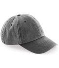 Beechfield Low Profile Vintage Cap — Vintage Black