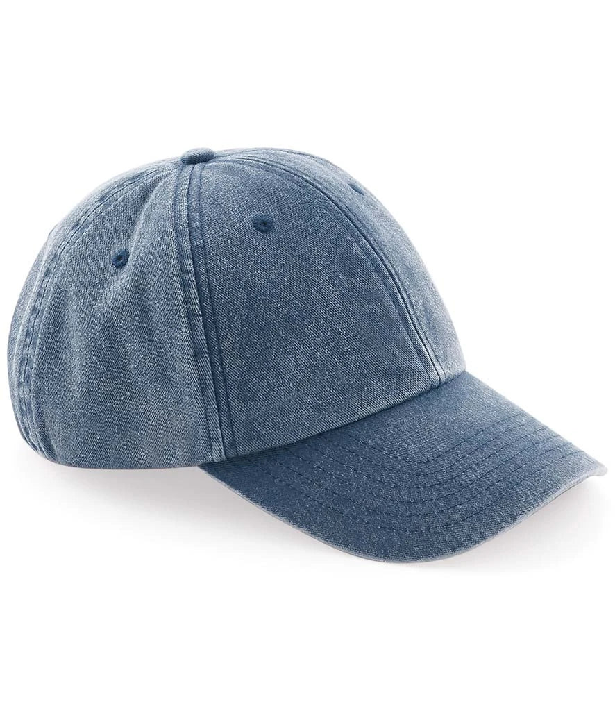 Beechfield Low Profile Vintage Cap — Vintage Denim