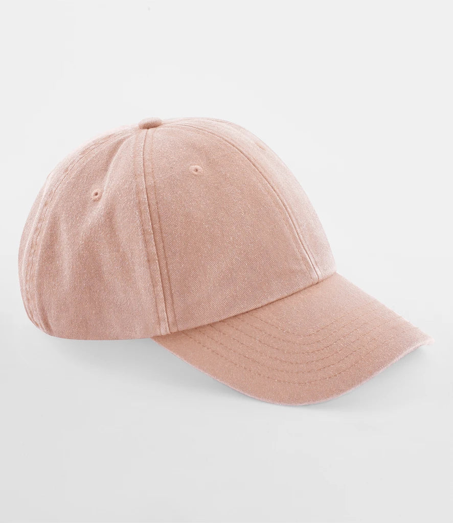 Beechfield Low Profile Vintage Cap — Vintage Peach