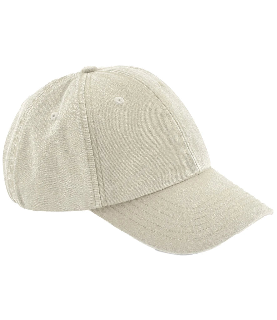 Beechfield Low Profile Vintage Cap — Vintage Sand