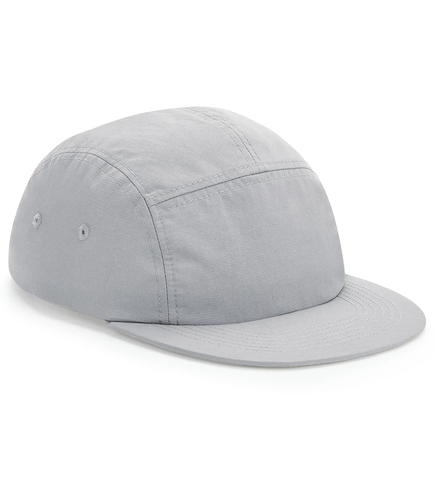 Beechfield Outdoor 5 Panel Camper Cap — Light Grey