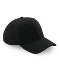 Beechfield Jersey Athleisure Baseball Cap — Black