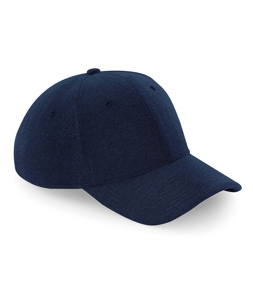 Beechfield Jersey Athleisure Baseball Cap — French Navy