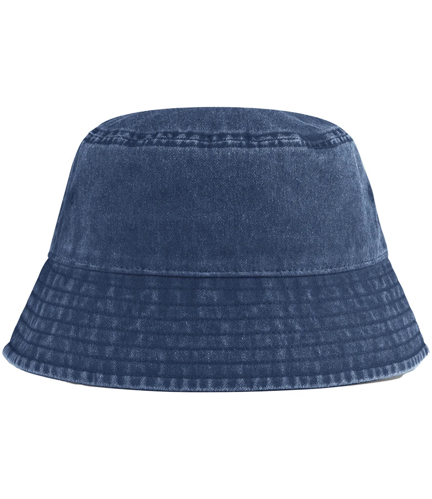 Beechfield Junior Vintage Bucket Hat — Vintage Denim