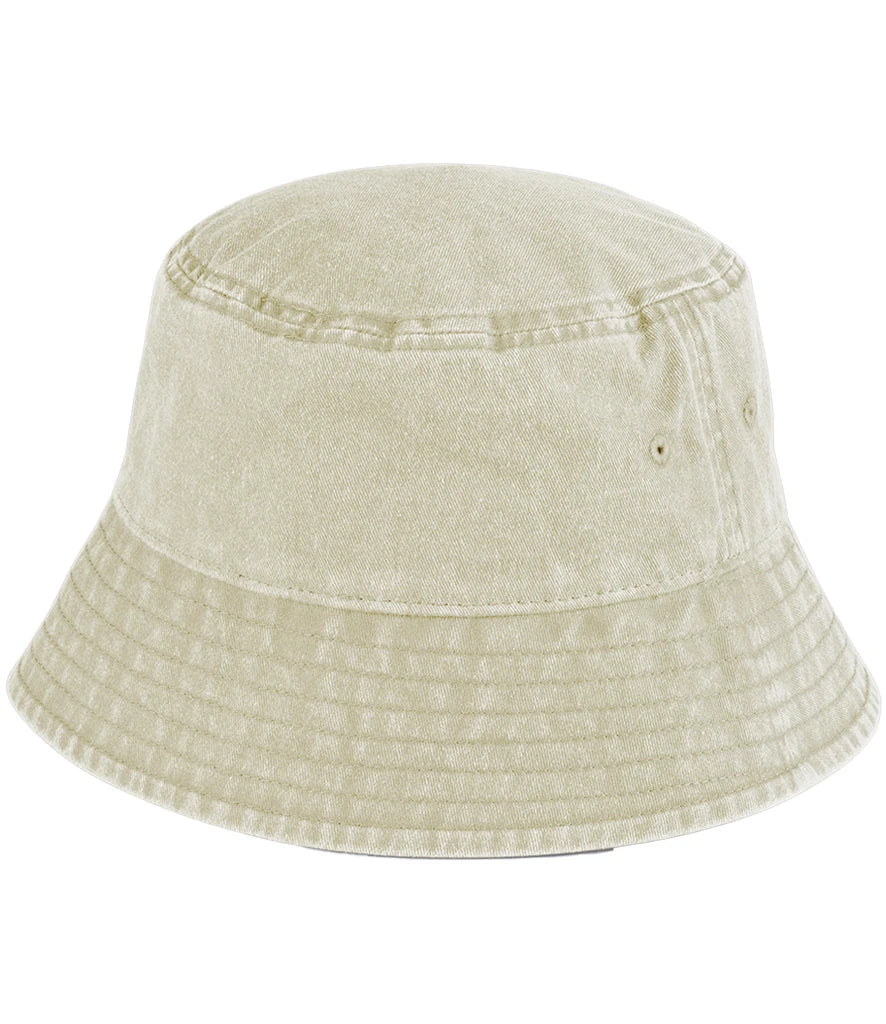 Beechfield Vintage Bucket Hat — Vintage Stone