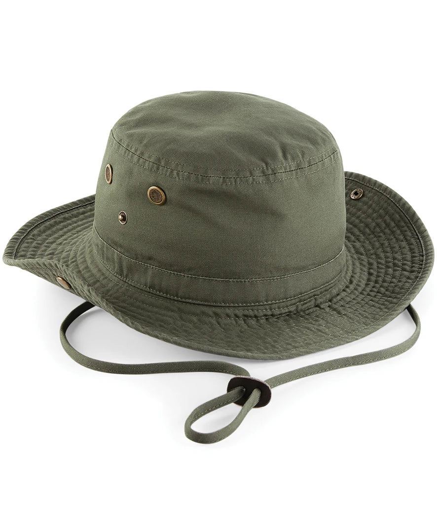 Beechfield Outback Hat — Olive Green