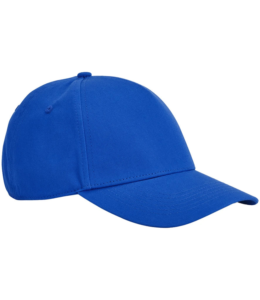 Beechfield EarthAware® Classic Organic Cotton 5 Panel Cap — Bright Royal