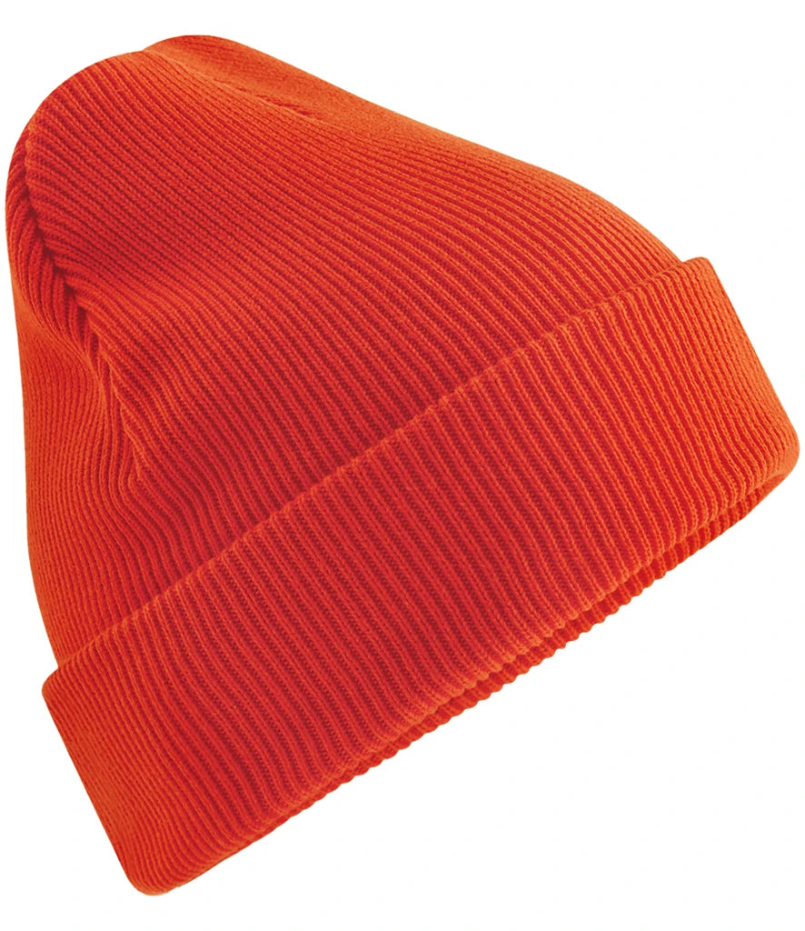 Beechfield Organic Cotton Original Heavyweight Cuffed Beanie — Sunset