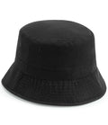 Beechfield Recycled Polyester Bucket Hat — Black
