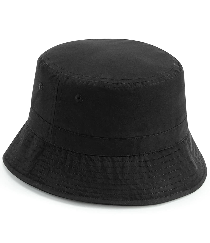 Beechfield Recycled Polyester Bucket Hat — Black