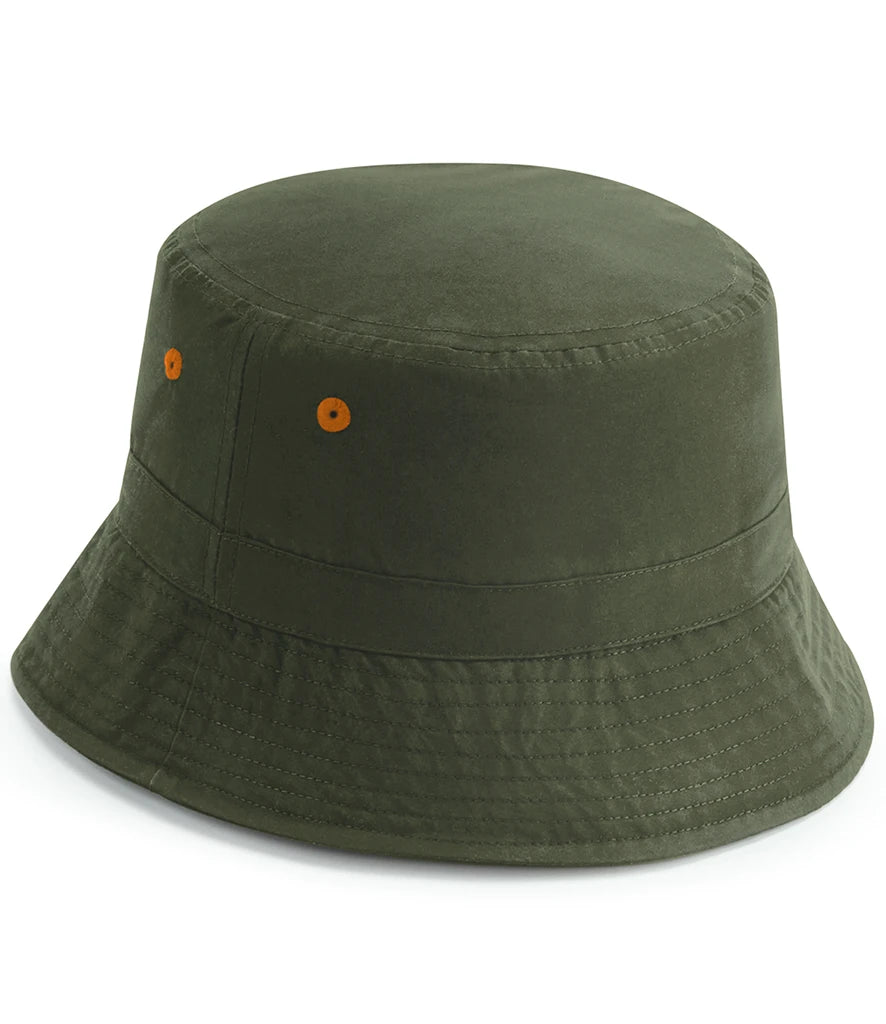 Beechfield Recycled Polyester Bucket Hat — Olive Green