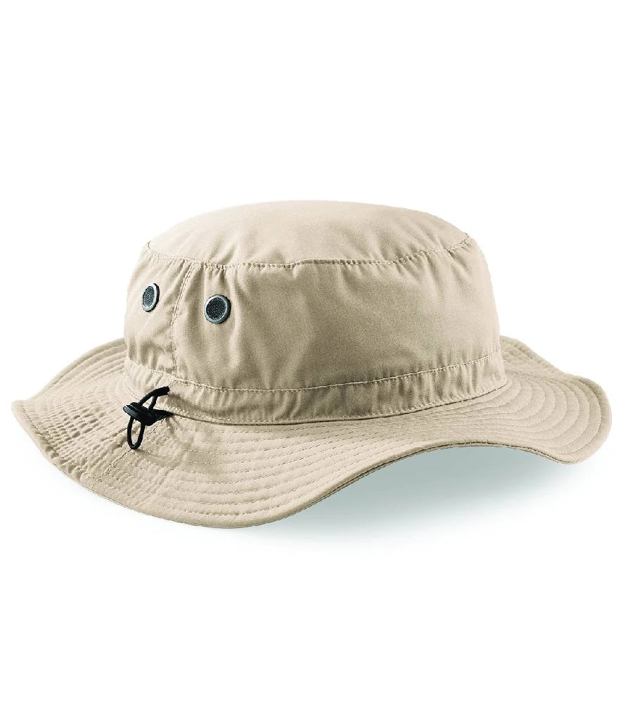 Beechfield Cargo Bucket Hat — Stone
