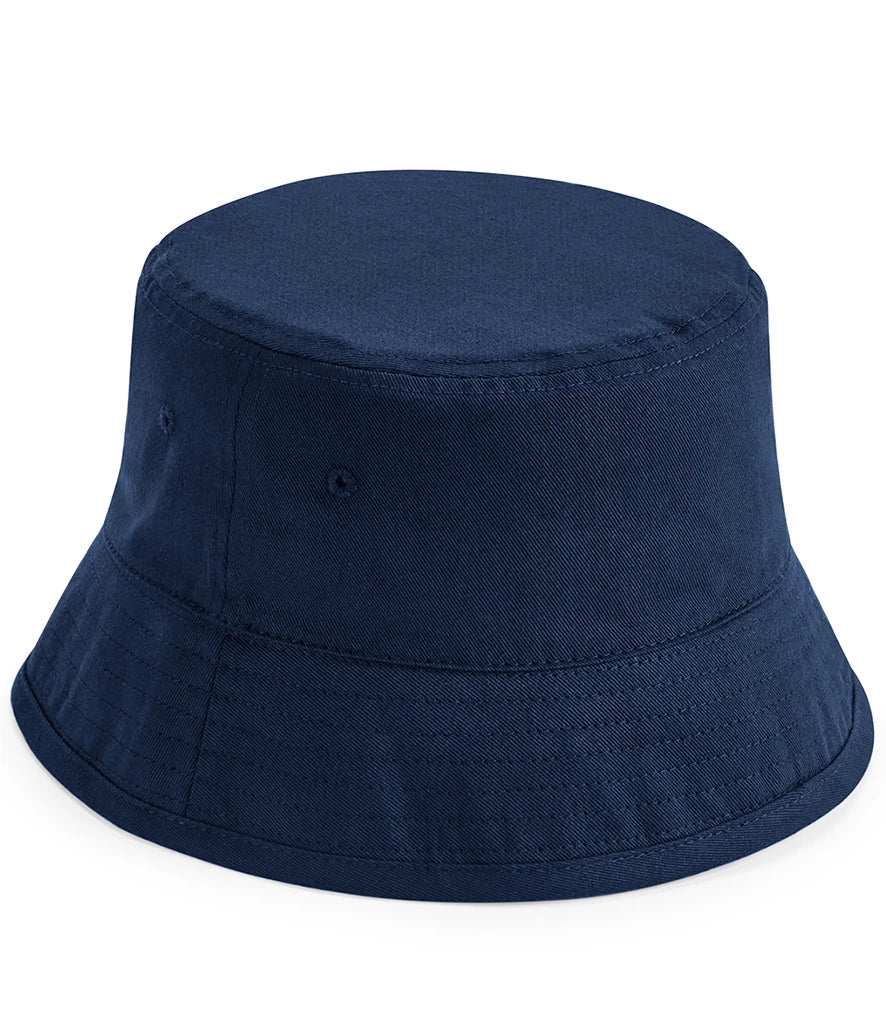 Beechfield Kids Organic Cotton Bucket Hat — Navy