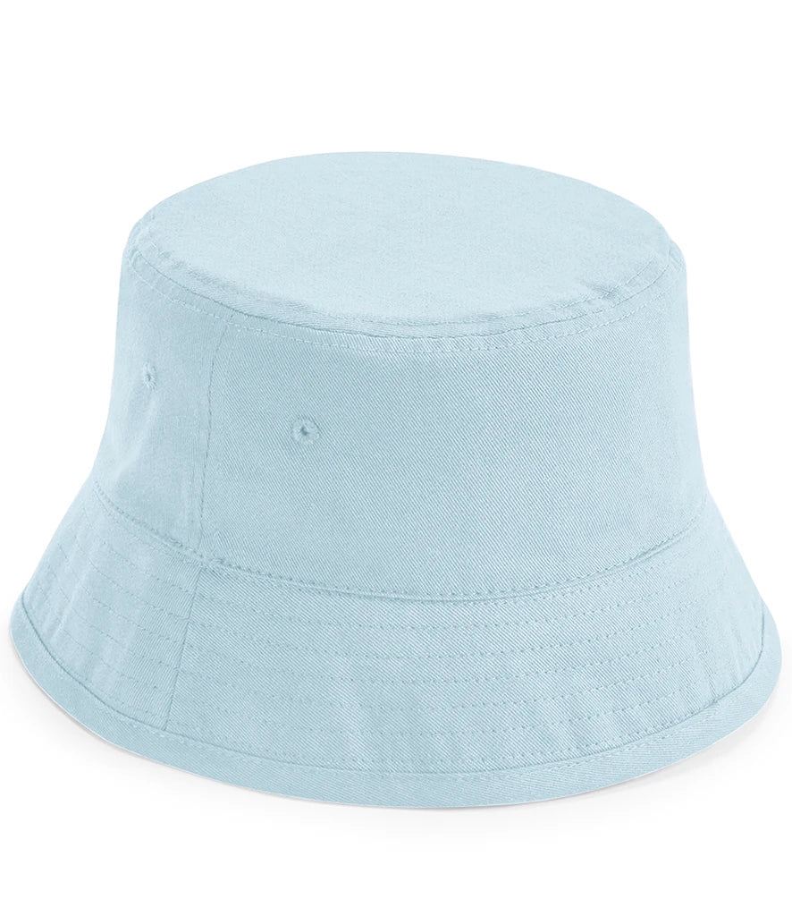 Beechfield Kids Organic Cotton Bucket Hat — Powder Blue