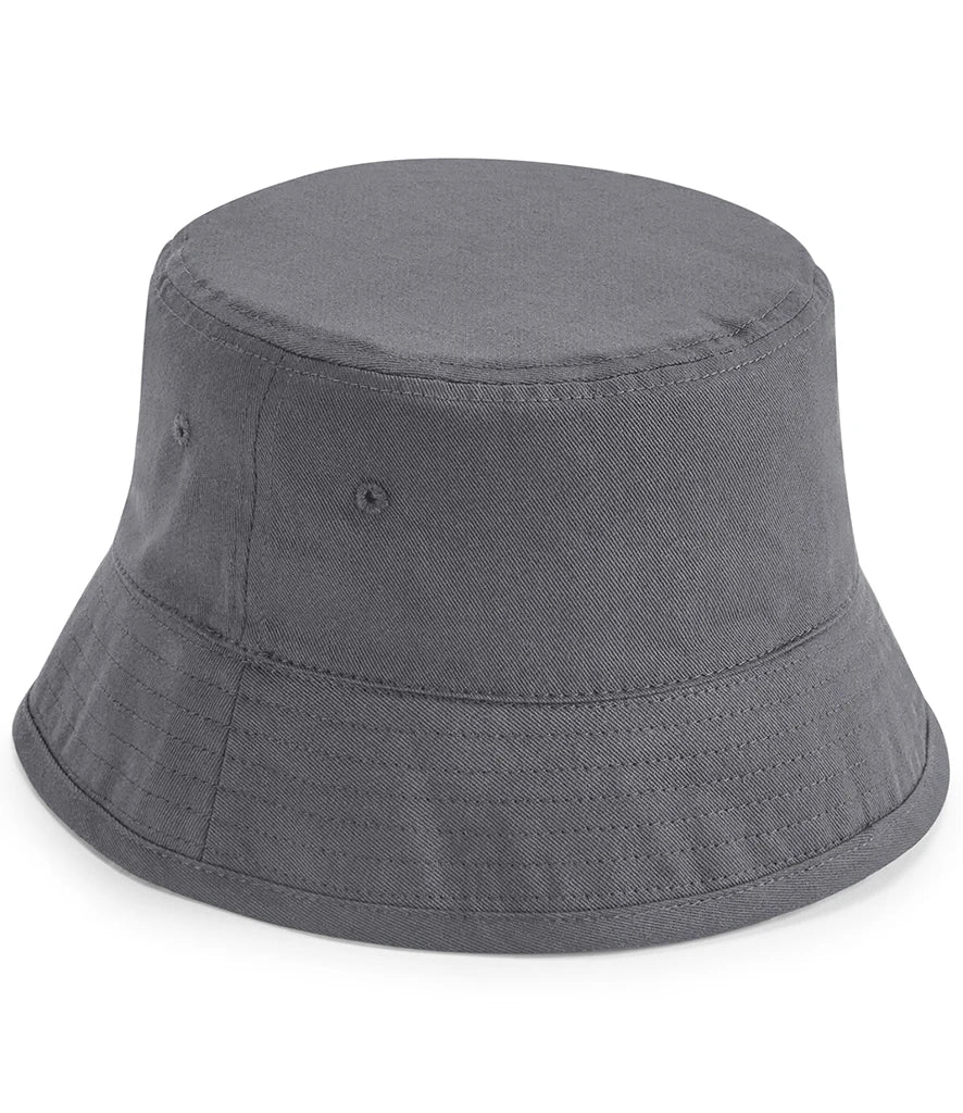 Beechfield Organic Cotton Bucket Hat — Graphite Grey