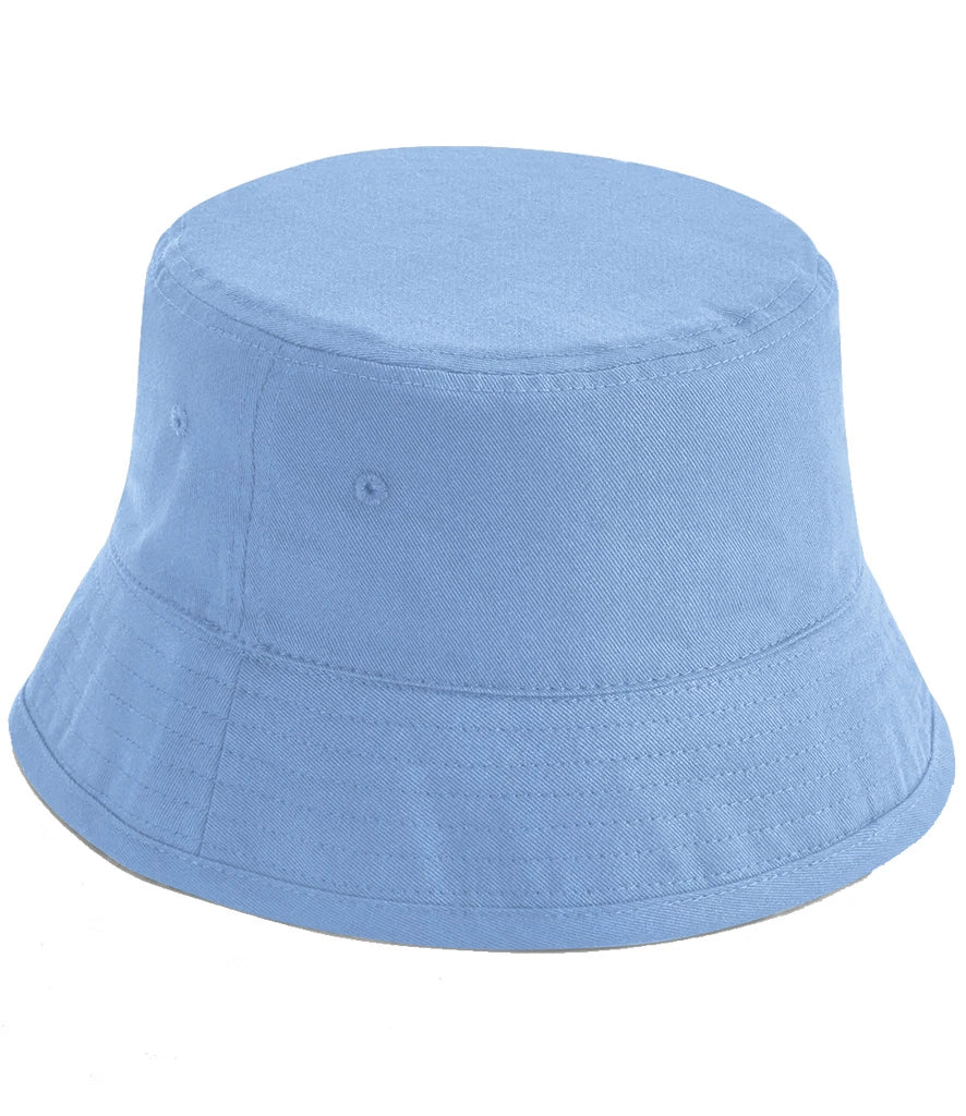 Beechfield Organic Cotton Bucket Hat — Sky Blue