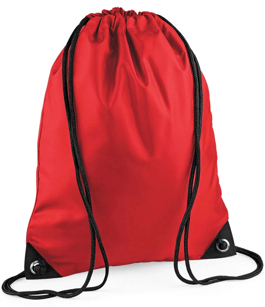 BagBase Premium Gymsac — Bright Red