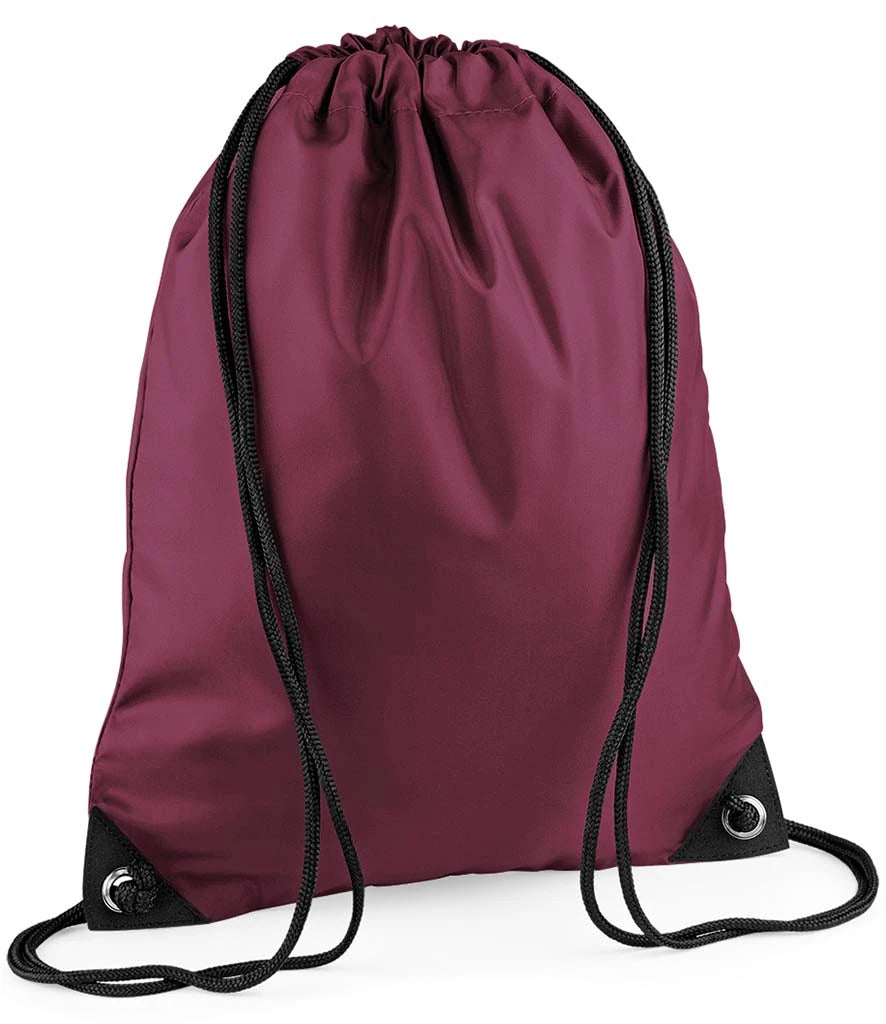 BagBase Premium Gymsac — Burgundy