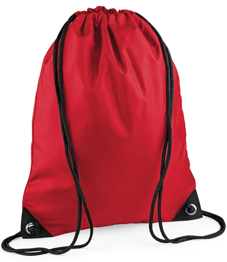 BagBase Premium Gymsac — Classic Red