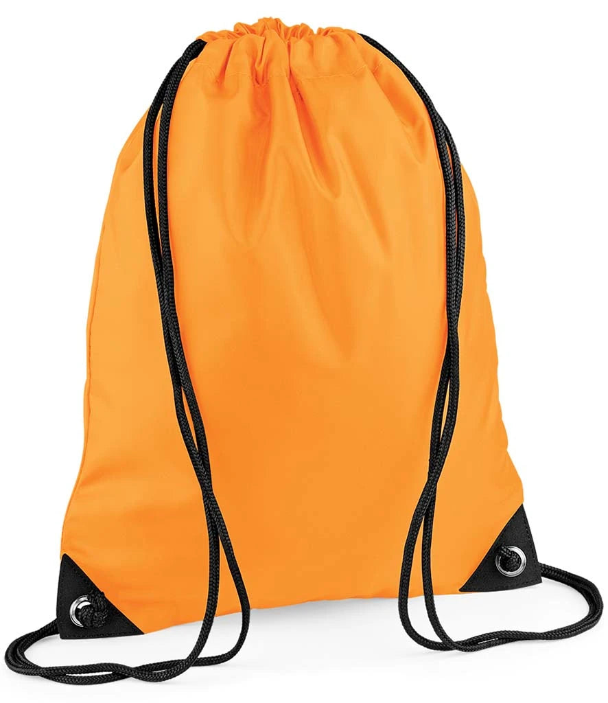 BagBase Premium Gymsac — Fluorescent Orange