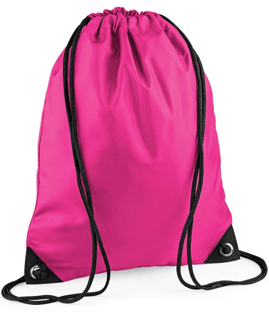 BagBase Premium Gymsac — Fuchsia