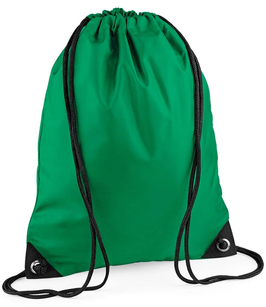 BagBase Premium Gymsac — Kelly Green