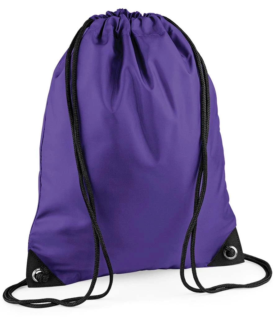 BagBase Premium Gymsac — Purple