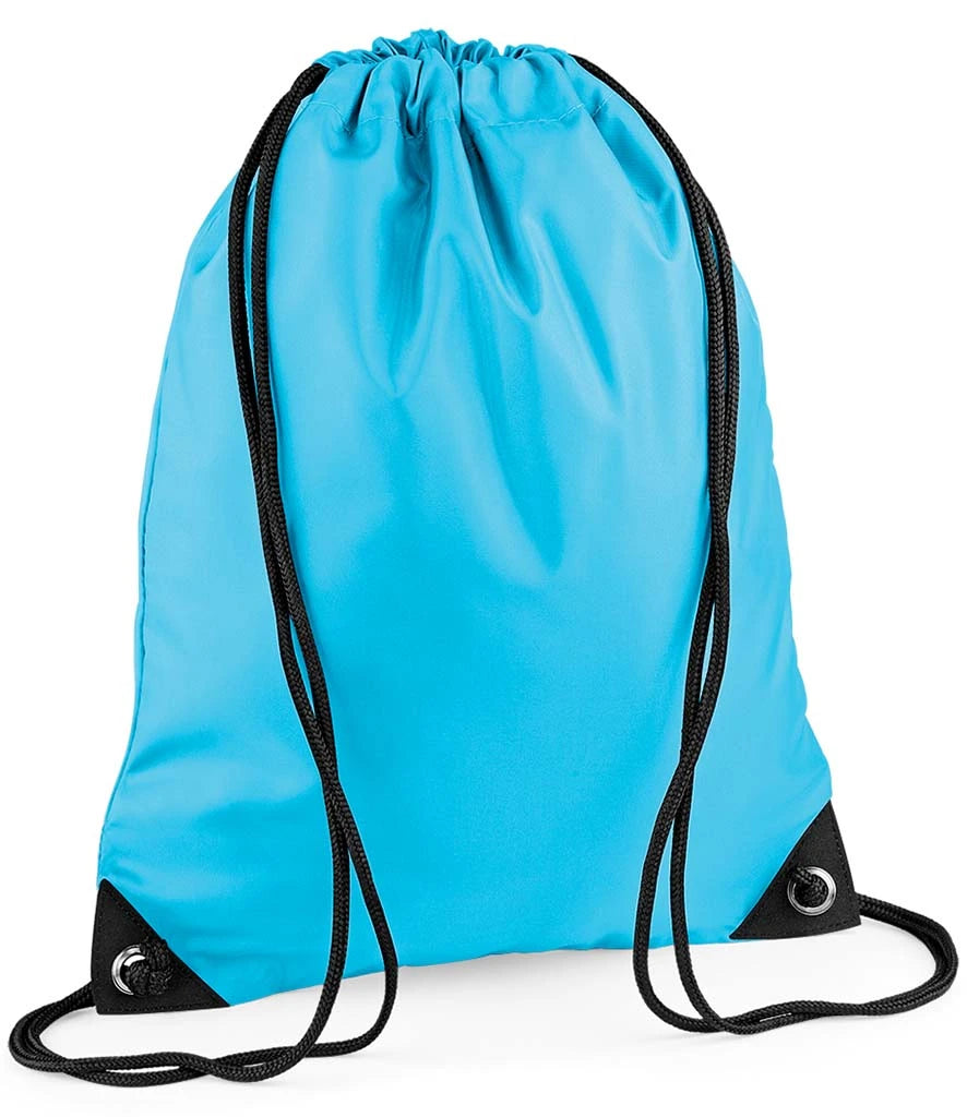 BagBase Premium Gymsac — Surf Blue
