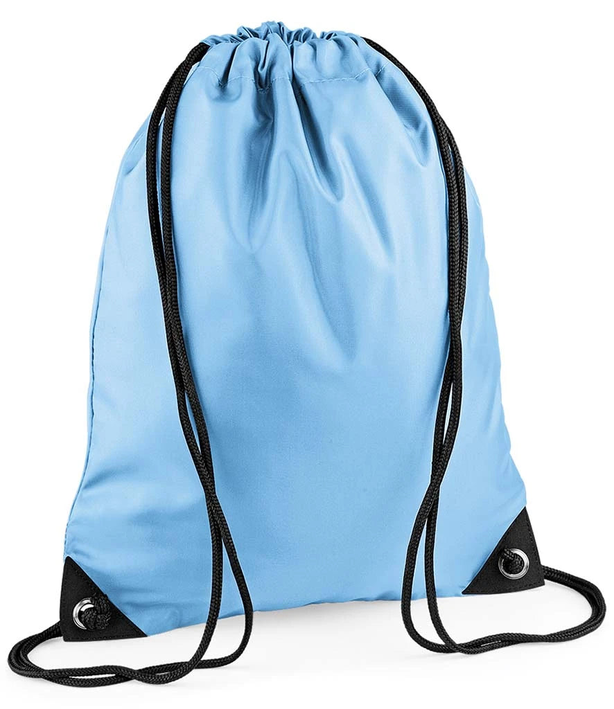 BagBase Premium Gymsac — Sky Blue