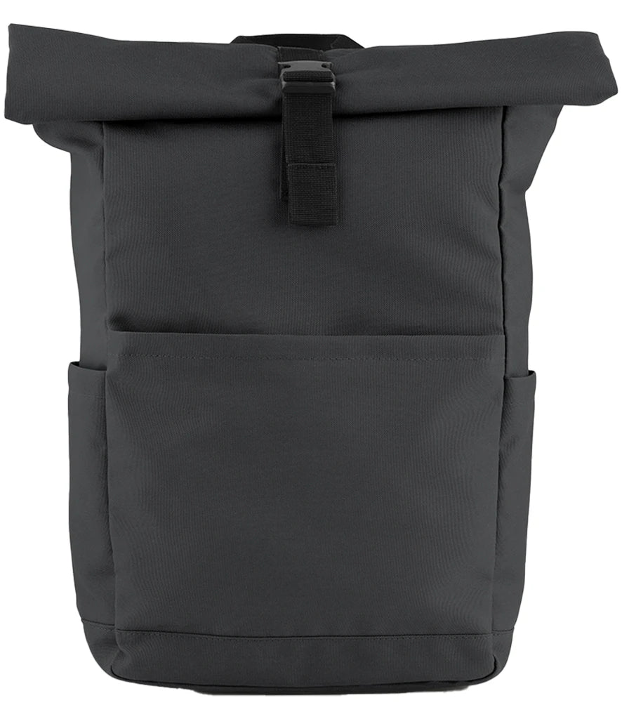 BagBase Premium Recycled Roll-Top Backpack — Graphite Grey