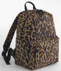 BagBase Leopard Print Mini Backpack — Leopard Print