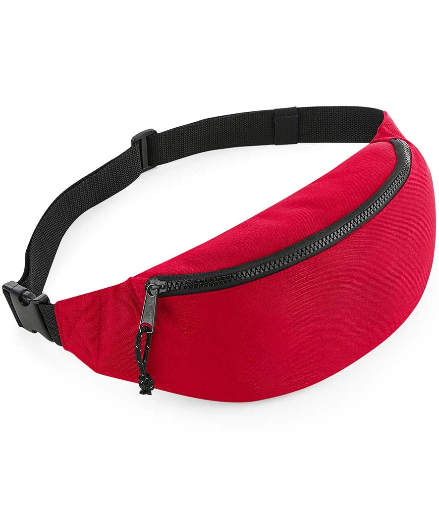 BagBase Recycled Belt Bag — Classic Red