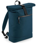 BagBase Recycled Roll-Top Backpack — Petrol