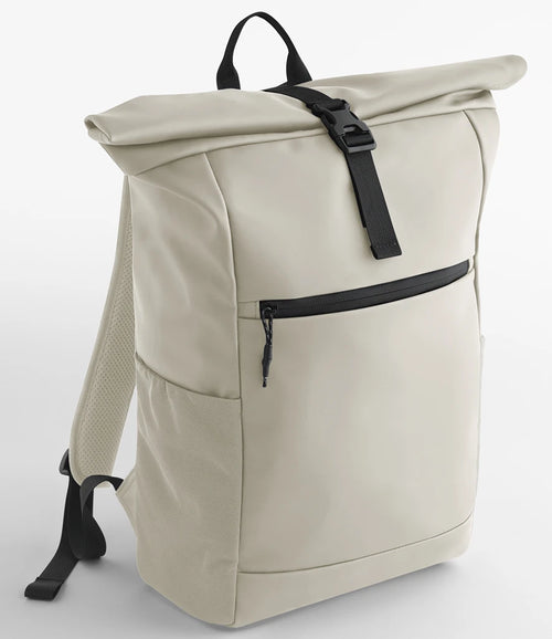 BagBase Athlux Roll-Top Backpack — Natural Stone