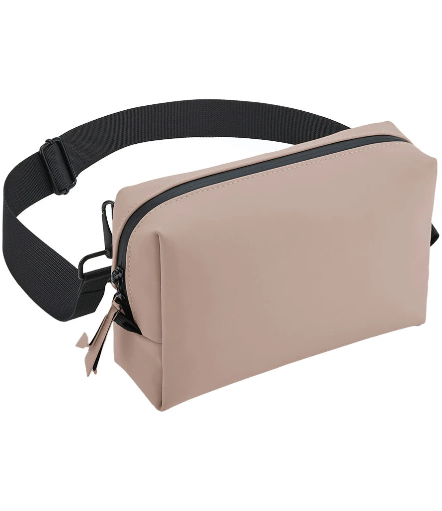 BagBase PU Cross Body Bag — Nude Pink