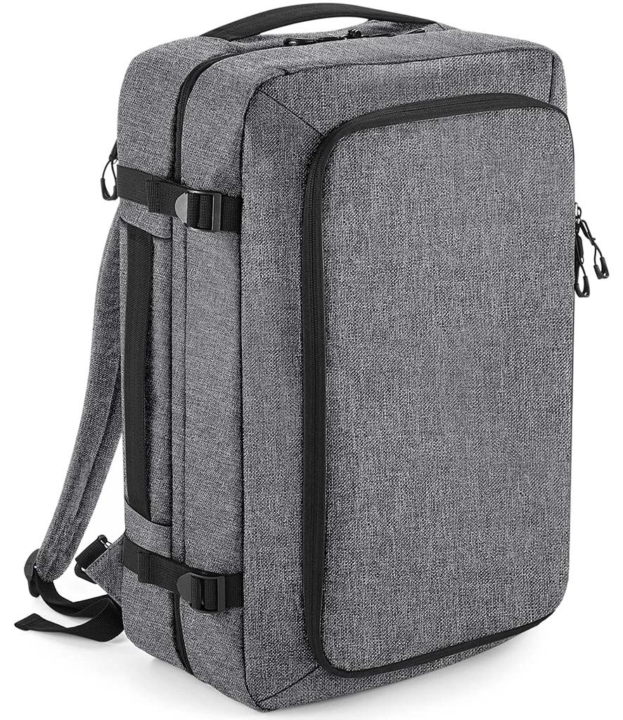 BagBase Escape Carry-On Backpack — Grey Marl