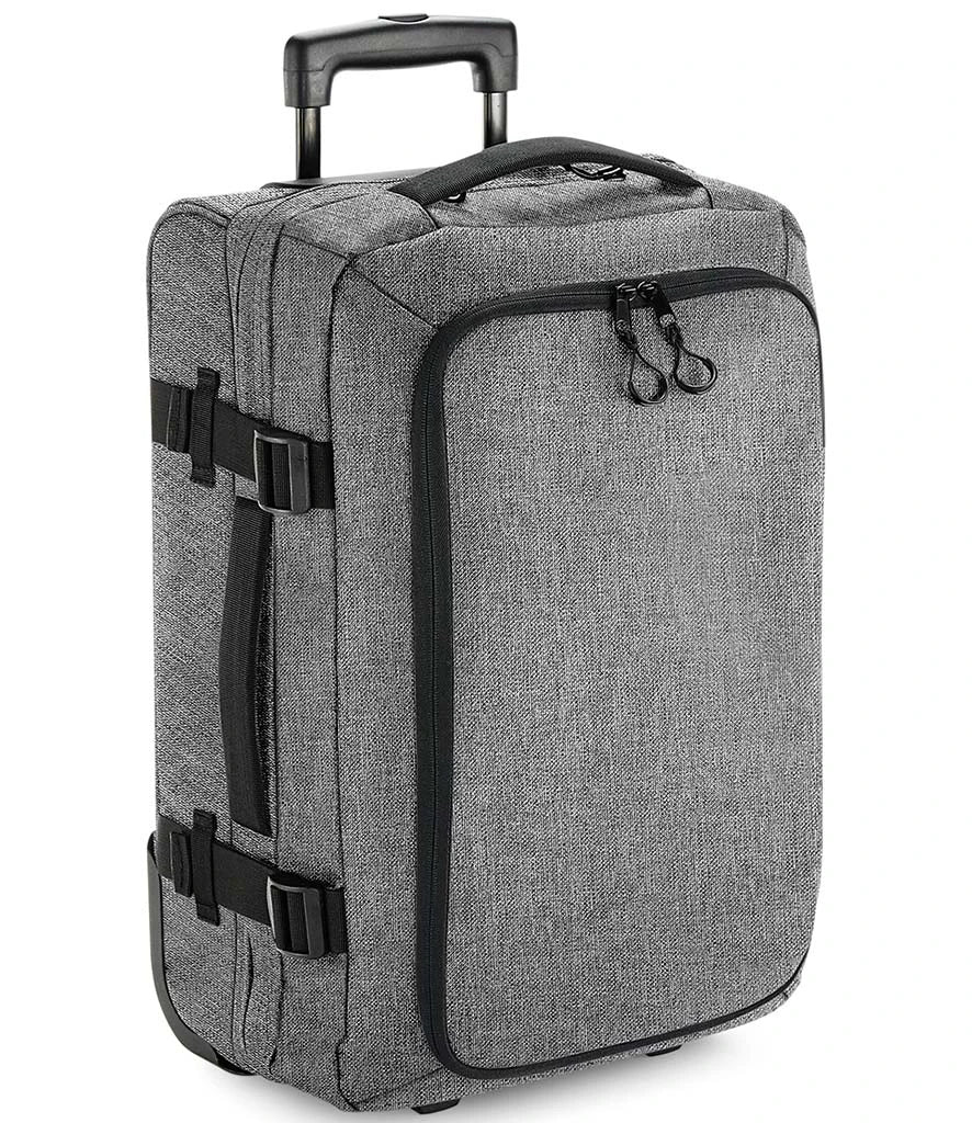 BagBase Escape Carry-On Wheelie Bag — Grey Marl