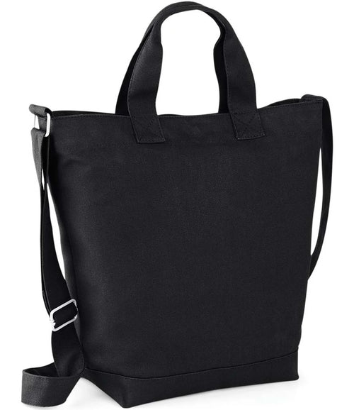 BagBase Canvas Day Bag — Black