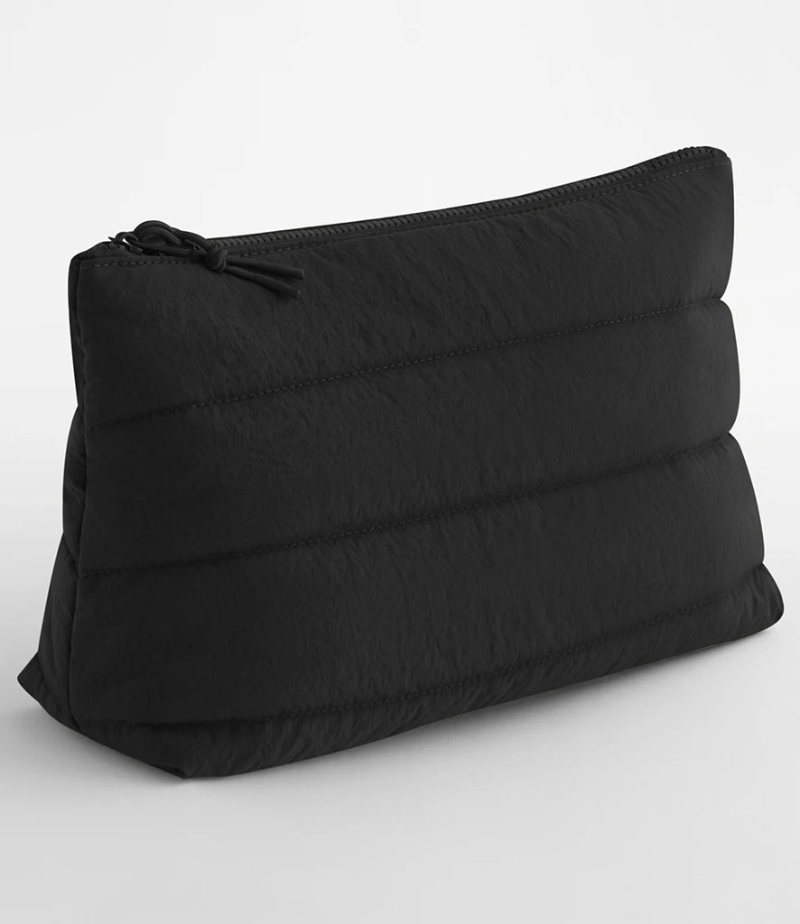 BagBase Quilted Accessory Case — Black