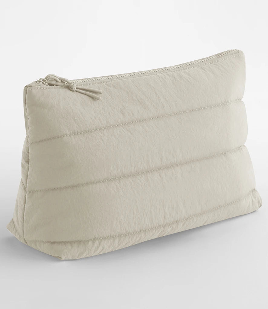 BagBase Quilted Accessory Case — Natural Stone