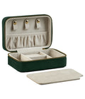 BagBase Velvet Travel Jewellery Box — Dark Emerald